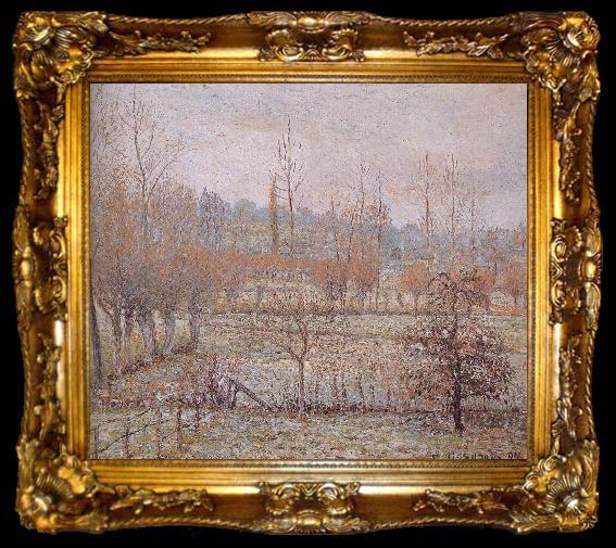 framed  Camille Pissarro Morning frost, ta009-2