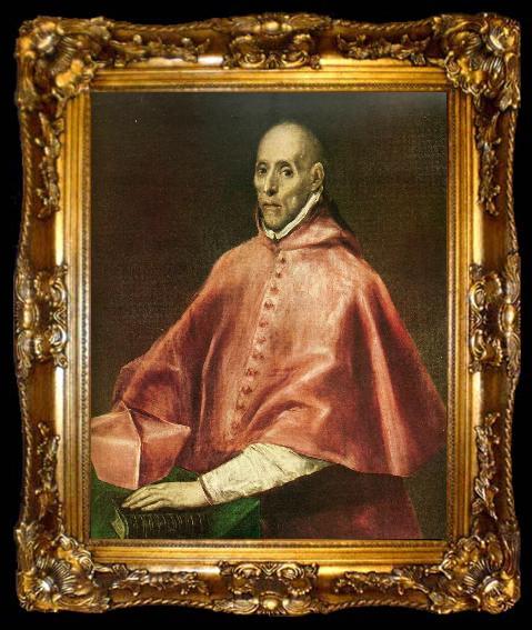 framed  El Greco cardinal tavera, ta009-2