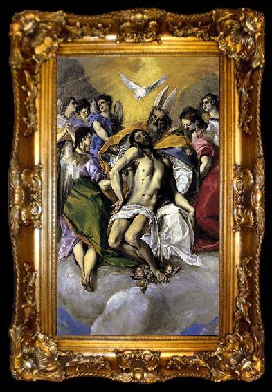 framed  El Greco The Holy Trinity, ta009-2