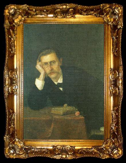 framed  Ernst Josephson portratt av j.p. jacobsen, ta009-2