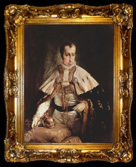framed  Francesco Hayez Portrait of the Emperor Ferdinand I of Austria, ta009-2