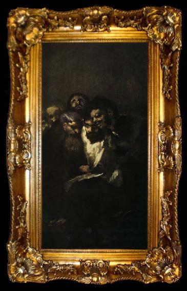 framed  Francisco de goya y Lucientes Reading, ta009-2