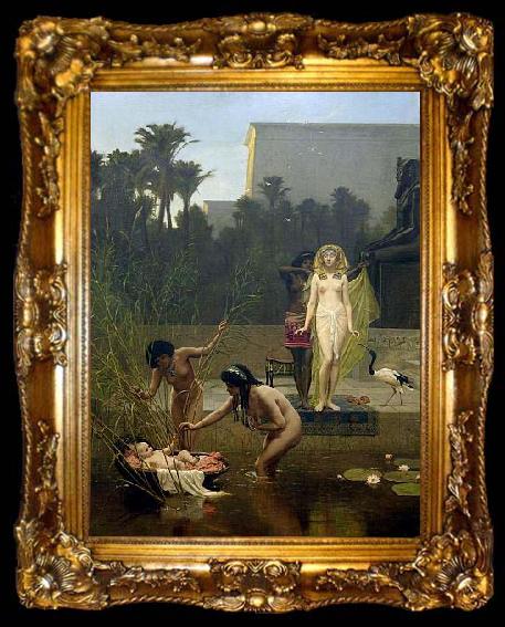framed  Frederick Goodall The Finding of Moses by Frederick Goodall, ta009-2