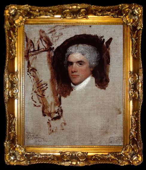framed  Gilbert Stuart John Bill Ricketts, also identified as, Breschard, the Circus Rider, ta009-2