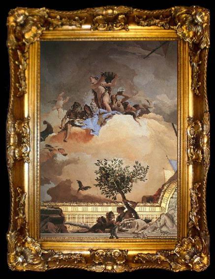 framed  Giovanni Battista Tiepolo Glory of Spain, ta009-2