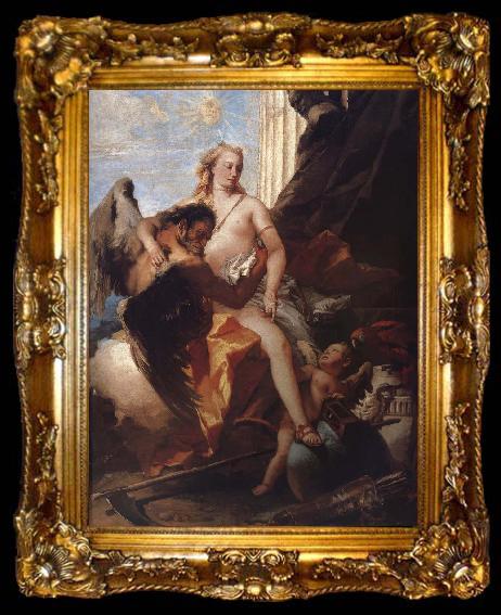 framed  Giovanni Battista Tiepolo Opening time the truth, ta009-2