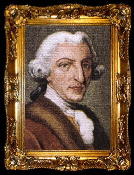 framed  Johann Wolfgang von Goethe the composer of rule britannia, ta009-2