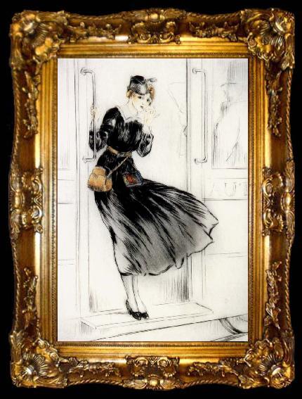 framed  Louis Lcart Women Chronicle, ta009-2