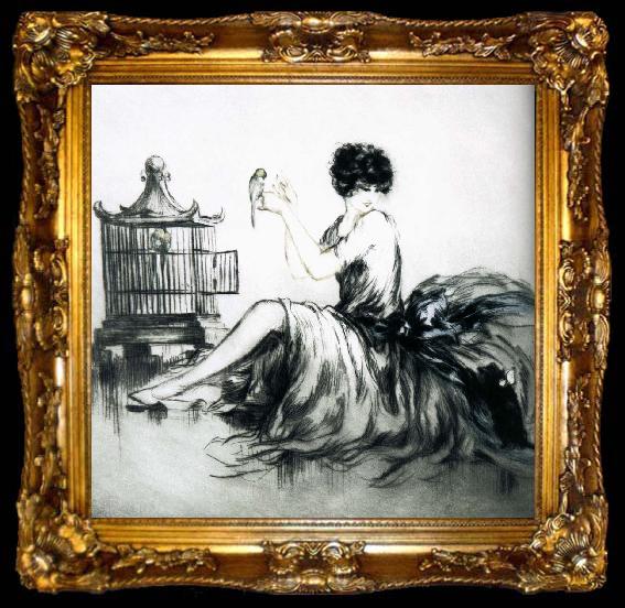 framed  Louis Lcart Our beautiful, ta009-2