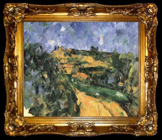 framed  Paul Cezanne weg te gaan, ta009-2