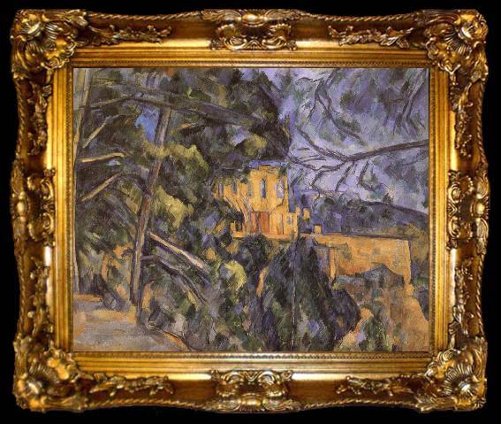 framed  Paul Cezanne black castle 2, ta009-2