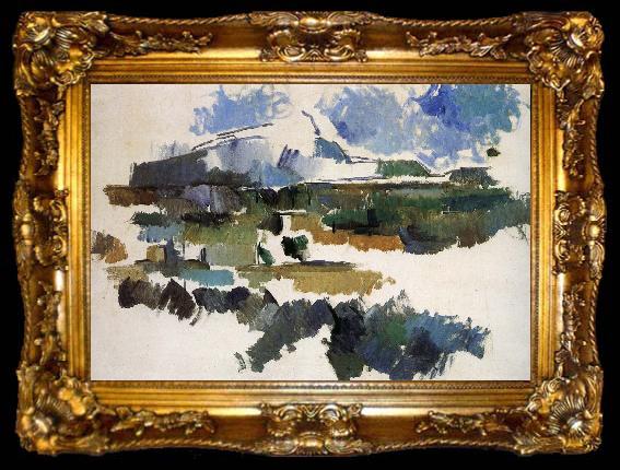 framed  Paul Cezanne Victor St. Hill, ta009-2
