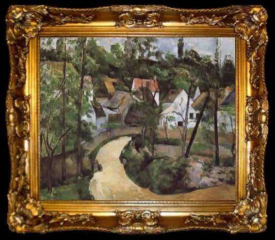 framed  Paul Cezanne Road corner, ta009-2