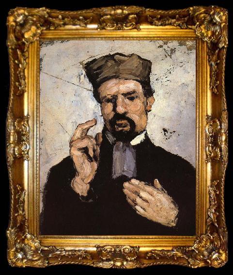 framed  Paul Cezanne lawyers, ta009-2