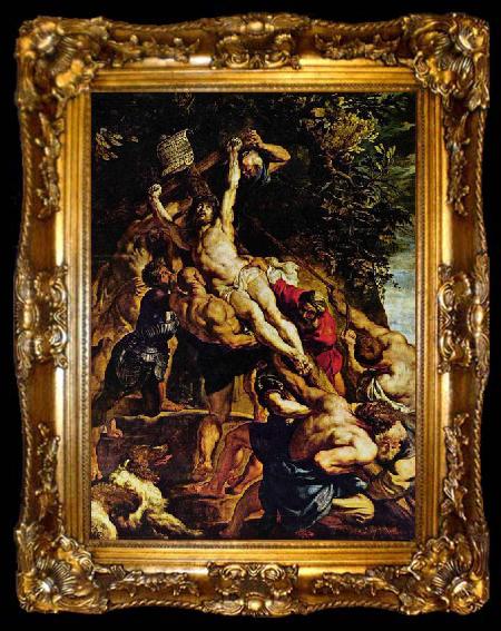 framed  Peter Paul Rubens The Raising of the Cross,, ta009-2
