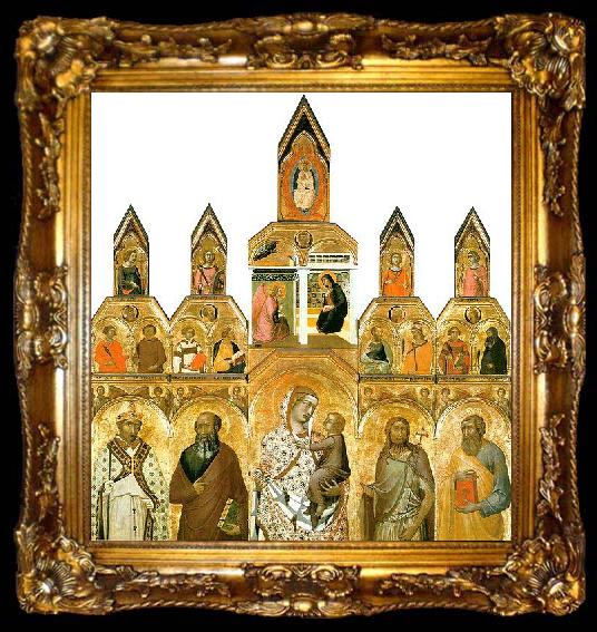 framed  Pietro Lorenzetti The Tarlati polyptych, ta009-2