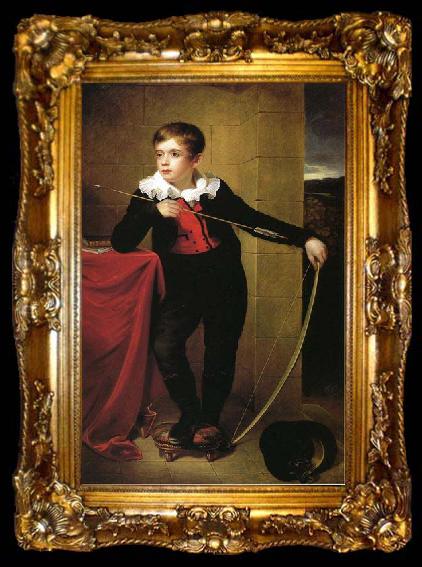 framed  Rembrandt Peale Boy from the Taylor Family, ta009-2