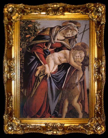 framed  Sandro Botticelli And John son of Notre Dame, ta009-2