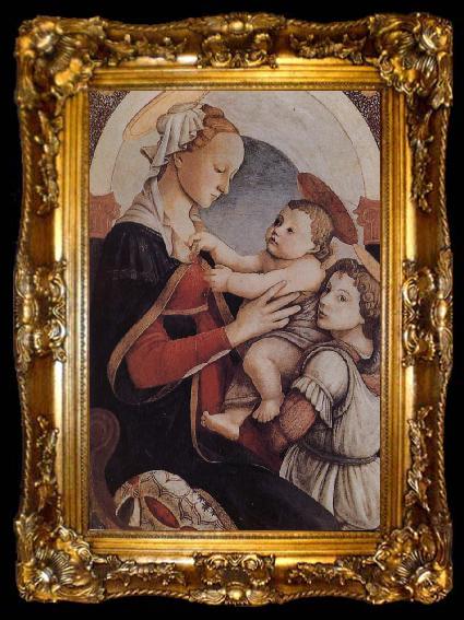 framed  Sandro Botticelli Our Lady of the Son and the Angels, ta009-2