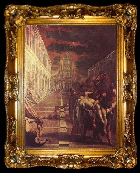 framed  Tintoretto St Mark Body Brought to Venice, ta009-2