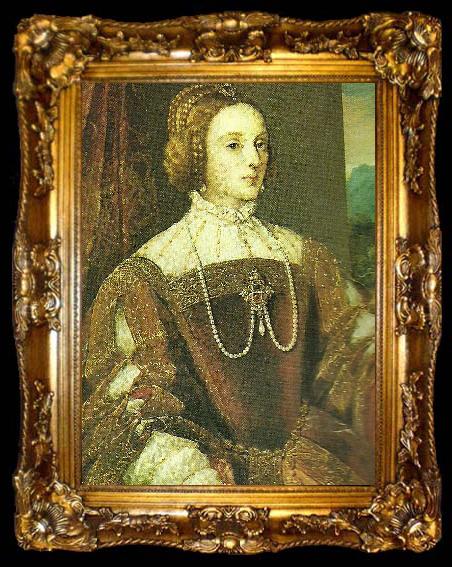 framed  Titian isabella of portugal, ta009-2
