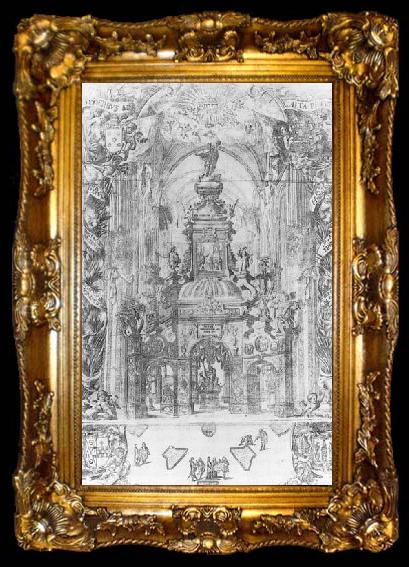 framed  VASARI, Giorgio Monument to, ta009-2