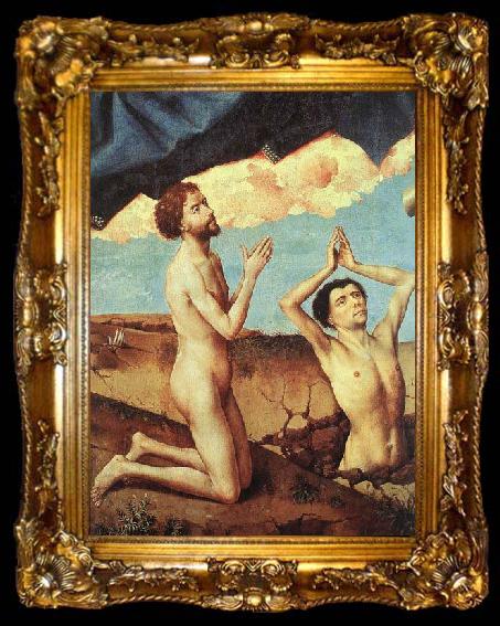 framed  WEYDEN, Rogier van der The Last Judgment, ta009-2