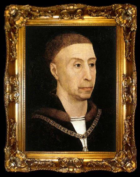 framed  WEYDEN, Rogier van der Portrait of Philip the Good, ta009-2