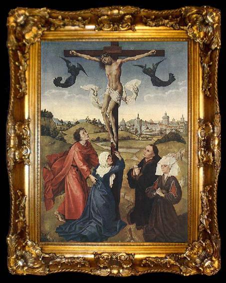 framed  WEYDEN, Rogier van der Crucifixion Triptych, ta009-2