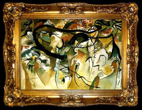 framed  Wassily Kandinsky composition v., ta009-2