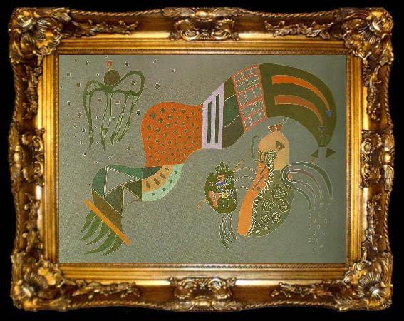 framed  Wassily Kandinsky reciprocal accord, ta009-2