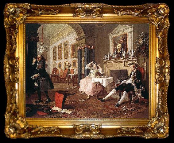 framed  William Hogarth Marriage, ta009-2
