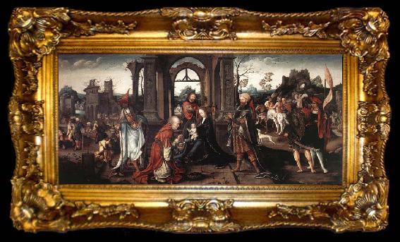 framed  unknow artist Adoration of the Magi, ta009-2