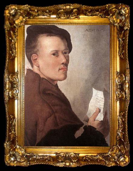 framed  unknow artist Portrait of a Young Man, ta009-2
