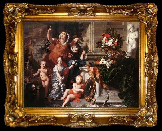 framed  unknow artist Allegory of the Five Senses, ta009-2