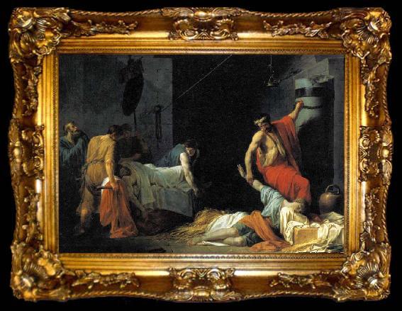 framed  unknow artist The Funeral of Miltiades, ta009-2