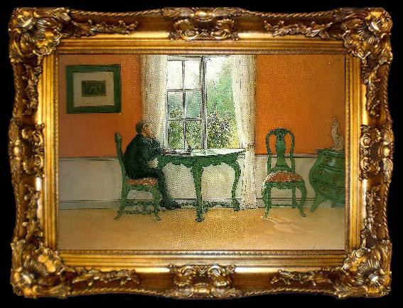 framed  Carl Larsson ferielasning, ta009-2