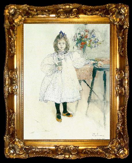 framed  Carl Larsson gladys, ta009-2