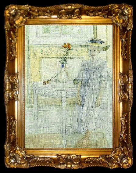 framed  Carl Larsson ingrid E, ta009-2