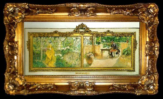 framed  Carl Larsson vinet, ta009-2