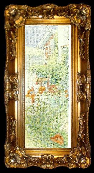 framed  Carl Larsson vallma, ta009-2