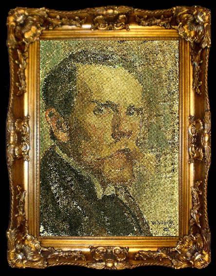 framed  Carl Wilhelmson sjalvportratt, ta009-2