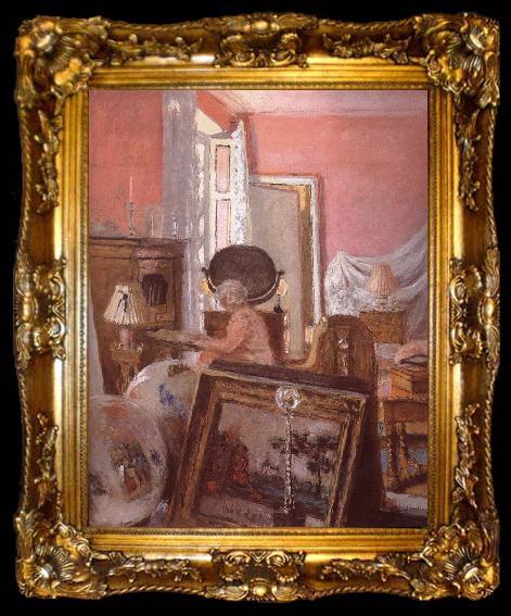 framed  Edouard Vuillard Mrs Black searle in her room, ta009-2