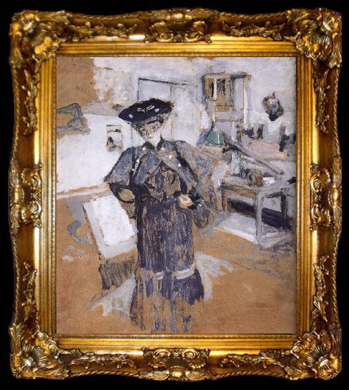 framed  Edouard Vuillard The ladies wear face shamao, ta009-2