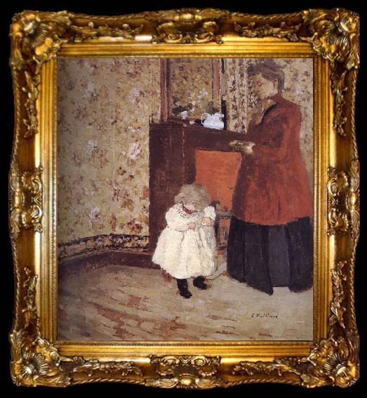 framed  Edouard Vuillard Wife and children, ta009-2