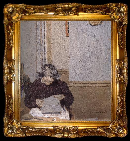 framed  Edouard Vuillard Inspection, ta009-2