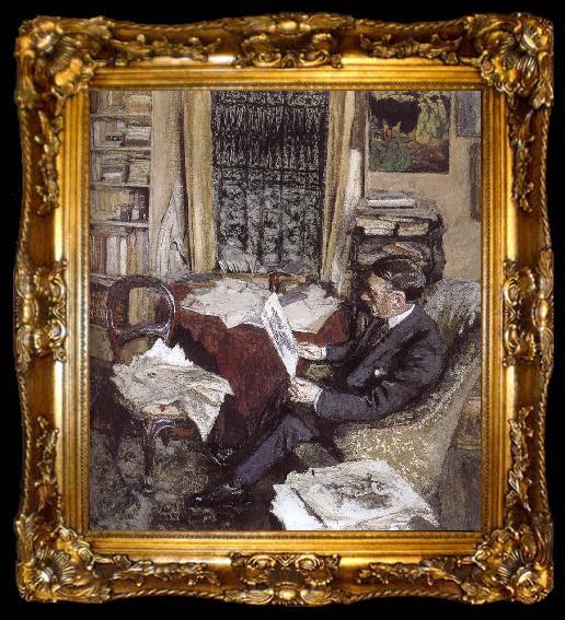 framed  Edouard Vuillard Henry AiKeSi dimension, ta009-2