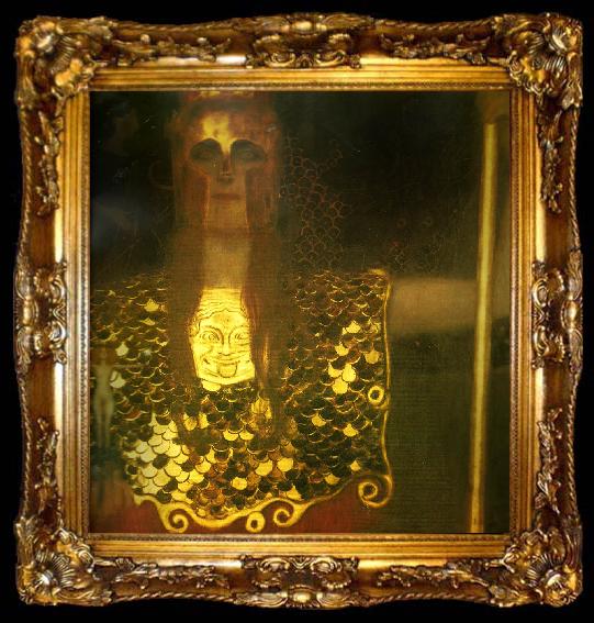 framed  Gustav Klimt pallas athena, ta009-2