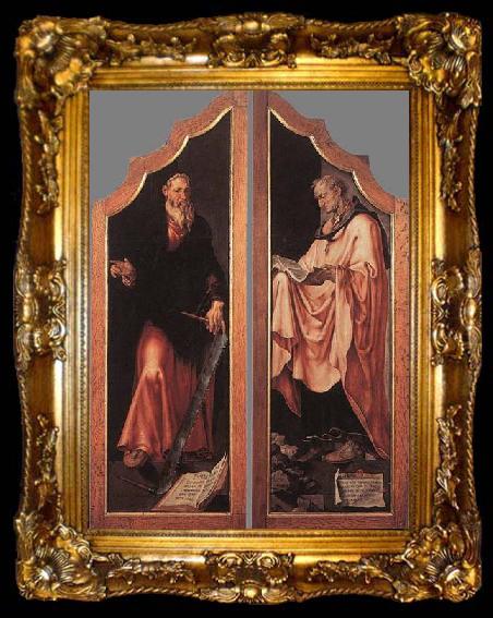 framed  HEEMSKERCK, Maerten van Triptych of the Entombment, ta009-2