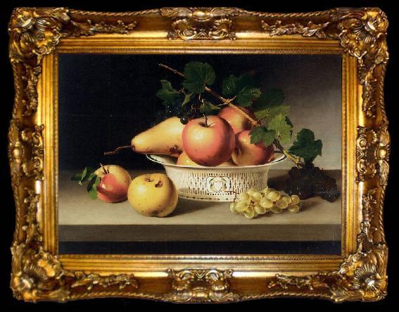 framed  James Peale James Peal s oil painting Fruits of Autumn, ta009-2